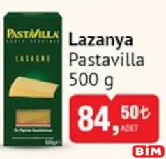 PASTAVİLLA LAZANYA 500 G